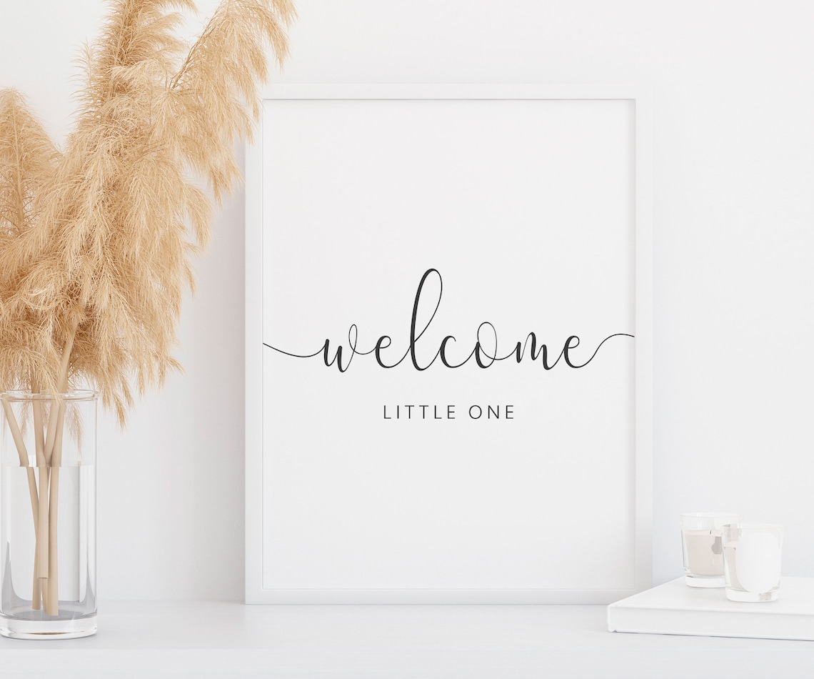 Welcome Little One Boho Nursery Art Print - Image 4