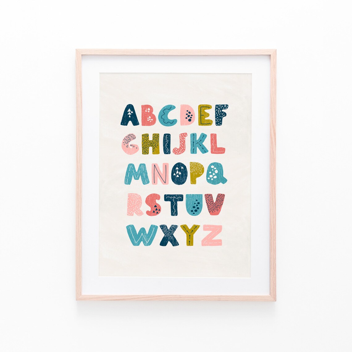 Alphabet Nursery Decor, Educational Playroom Posters - Image 3