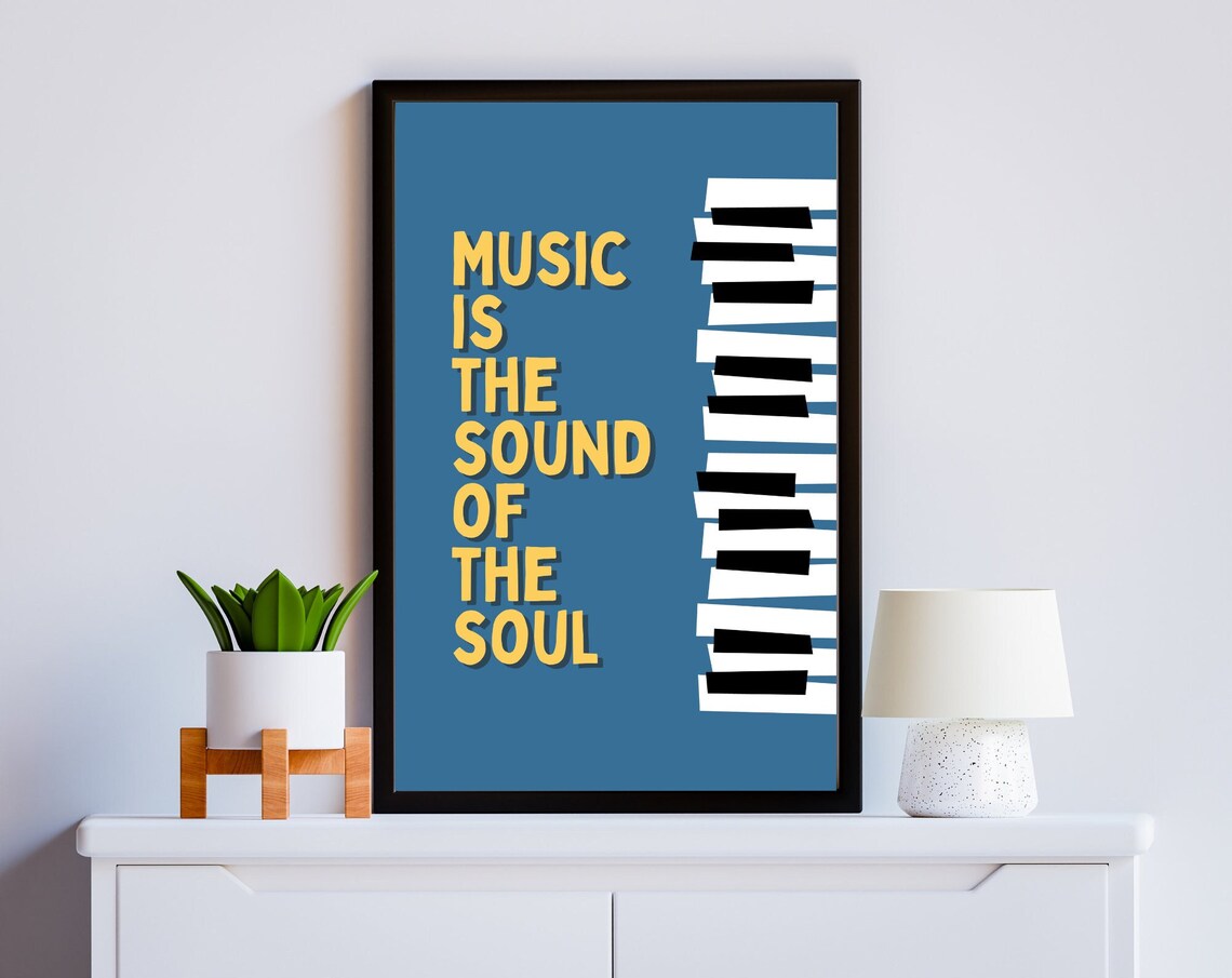 Inspirational Music - Traditional Travel Poster