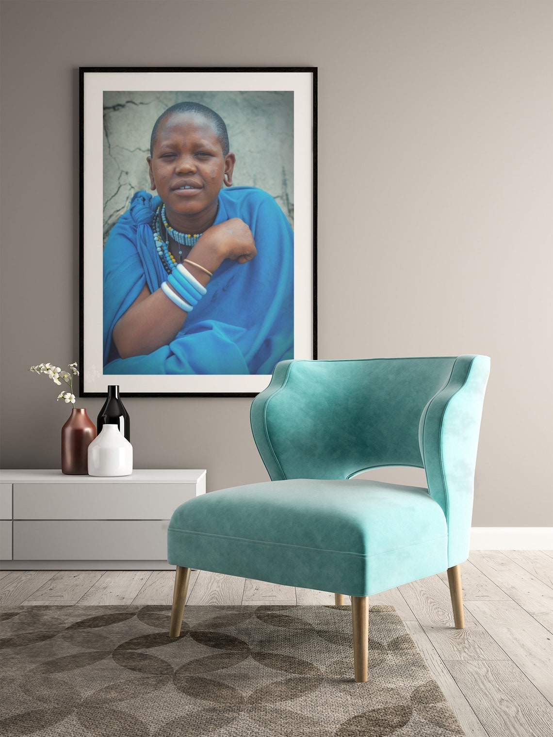 Masai Woman Masai Wall Art Masai Warrior Masai Art Masai Tribe Masai Photography African Masai African Warrior Art Masai Gift - Image 2