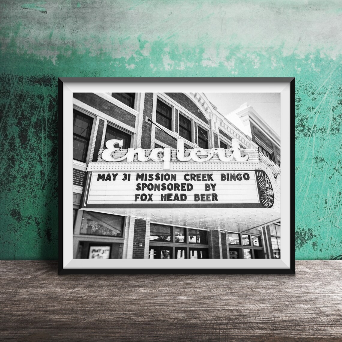 Historic Englert Theatre Iowa City Bingo Night Marquee Poster - Image 2