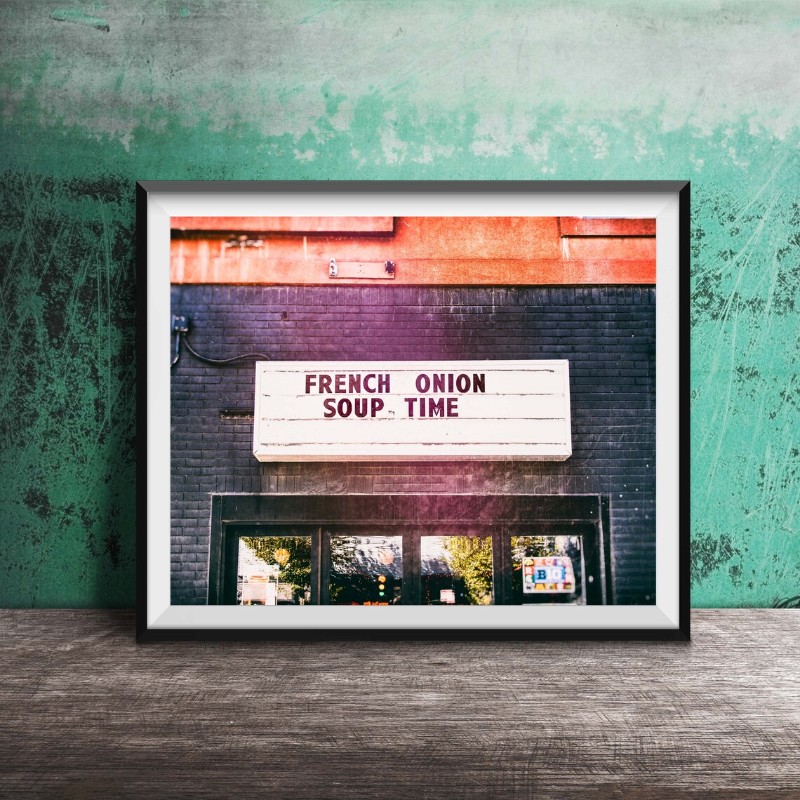 French Onion Soup Vintage Photo, Kitchen Wall Art Print