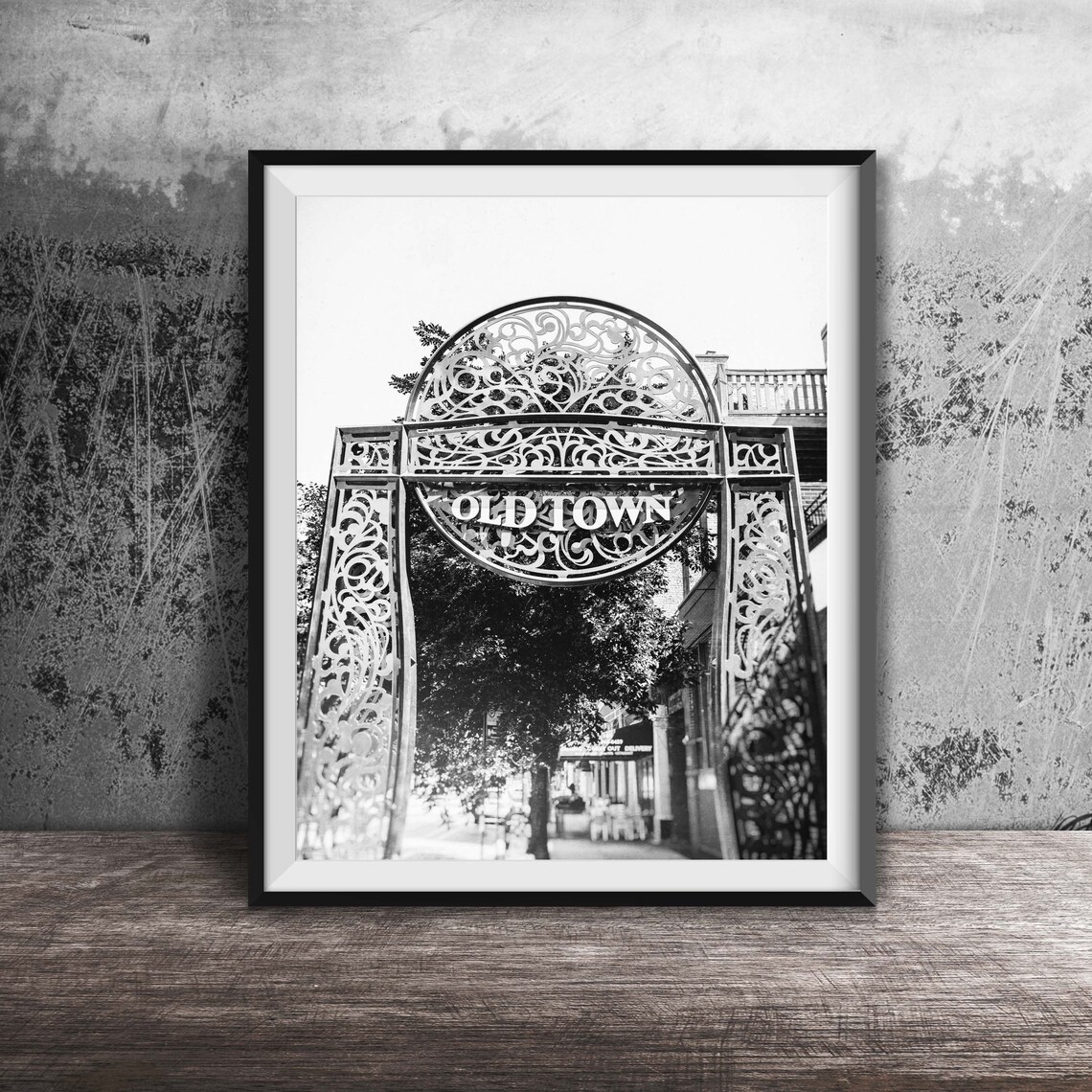 Old Town Chicago Travel Poster, Neighborhood Sign - Image 2