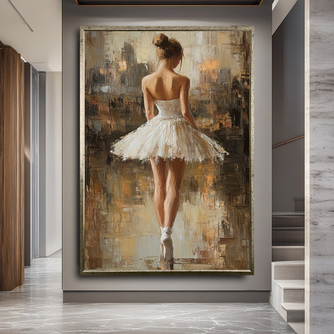 Ballerina Art Print, Modern Ballet Wall Decor - Image 2