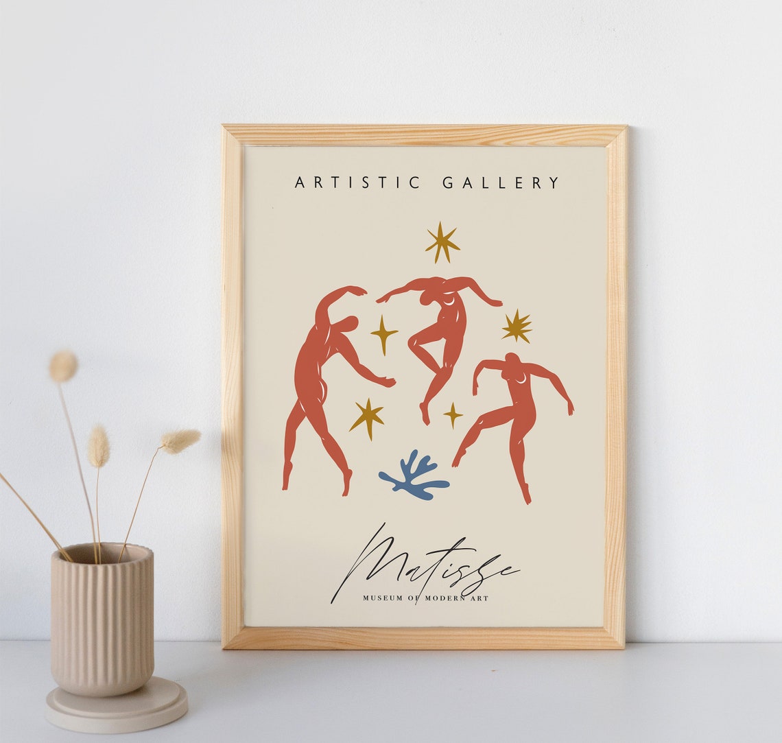 Matisse Terracotta Dancing Figures Exhibition Artistic Gallery Poster - Image 4