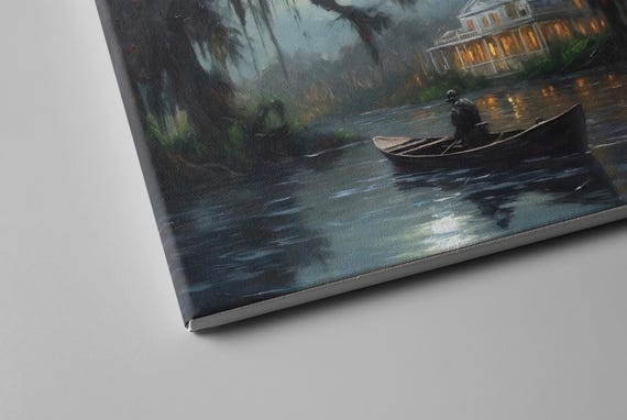 Haunted Swamps of Louisiana Scenic Art Print