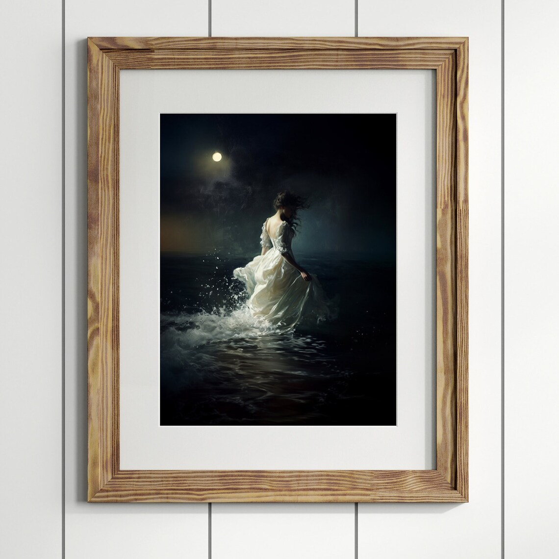 The Lake Dark Academia Moody Gothic Wall Art Print - Image 3