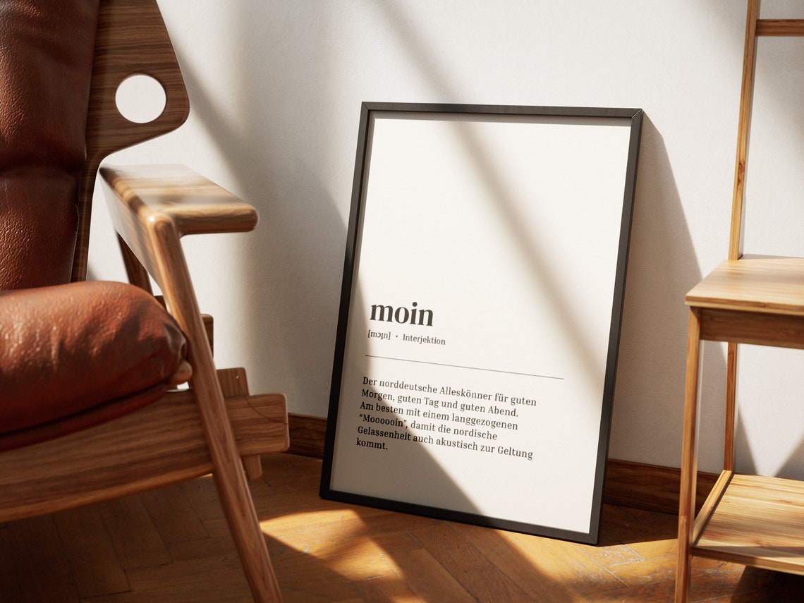 Moin German Definition Entryway Decor Art Print - Image 2