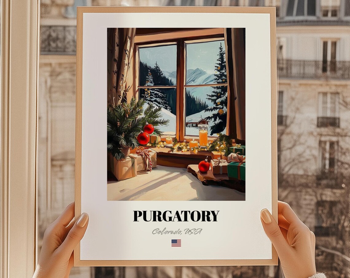 Purgatory Colorado USA Ski Resort Christmas Gift