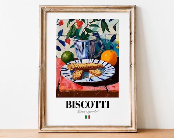 Biscotti Wall Decor Italian Cookie Art For A Crunchy Delight