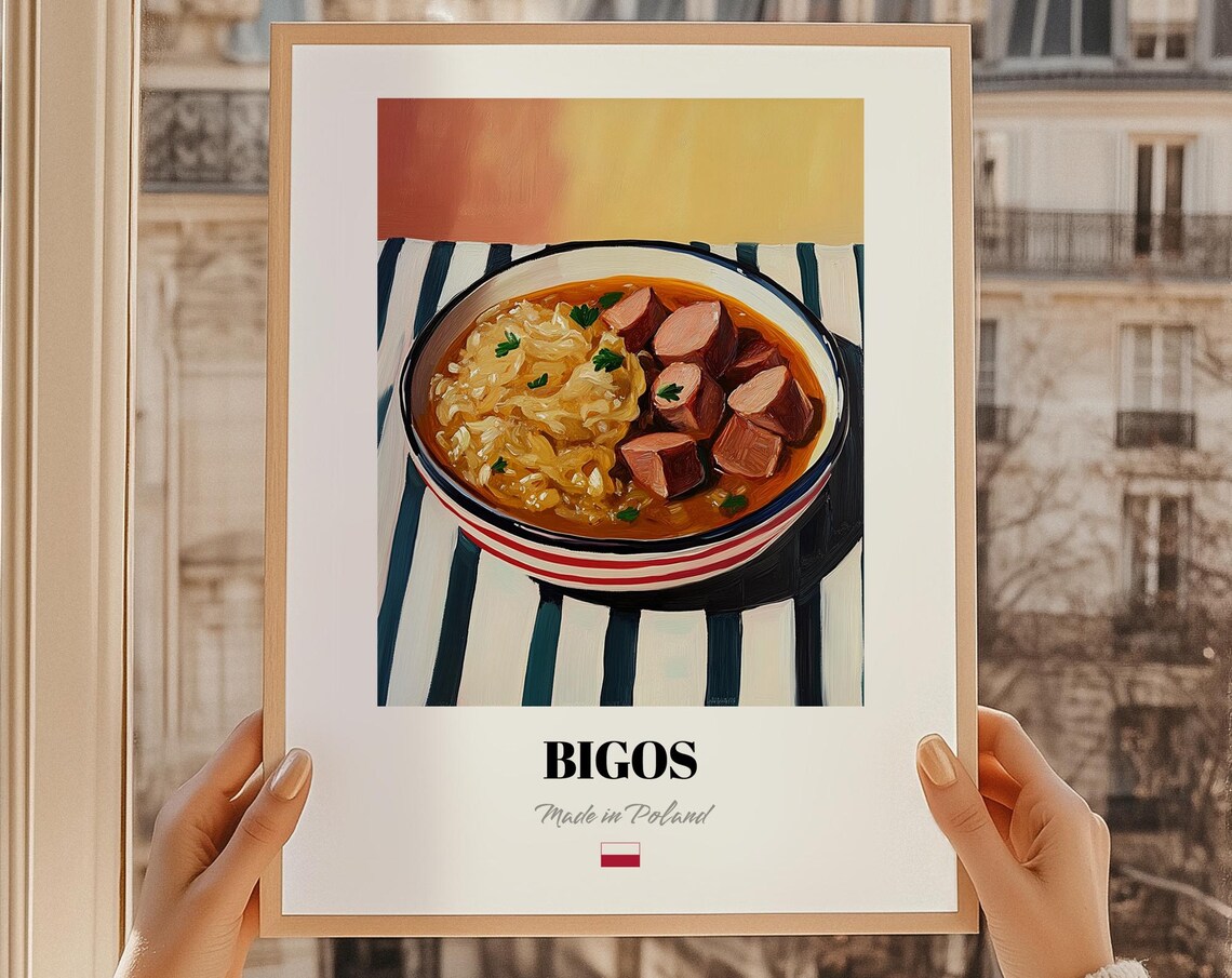 Bigos Wall Art Polish Cafe Food Decor Cuisine Poster