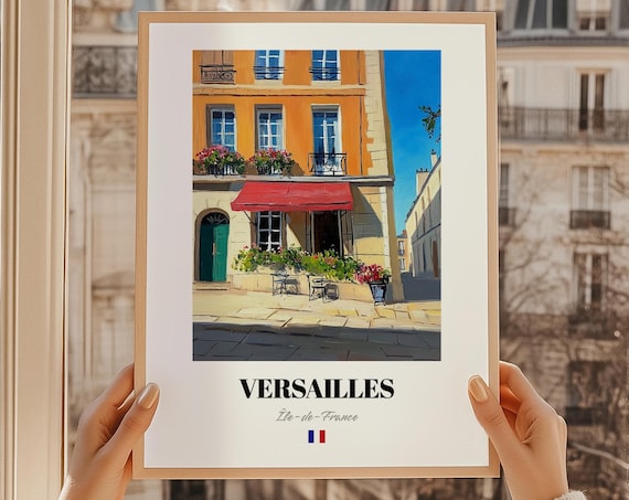 Versailles Ledefrance France Wall Decor Oil Painting Reproduction Poster Friend Gift Living Room