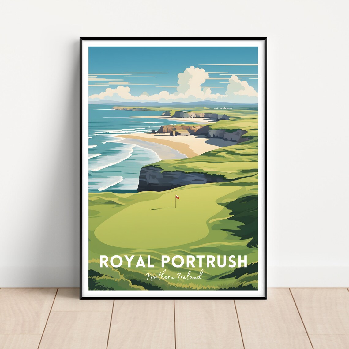 Royal Portrush Golf Poster, Northern Ireland
