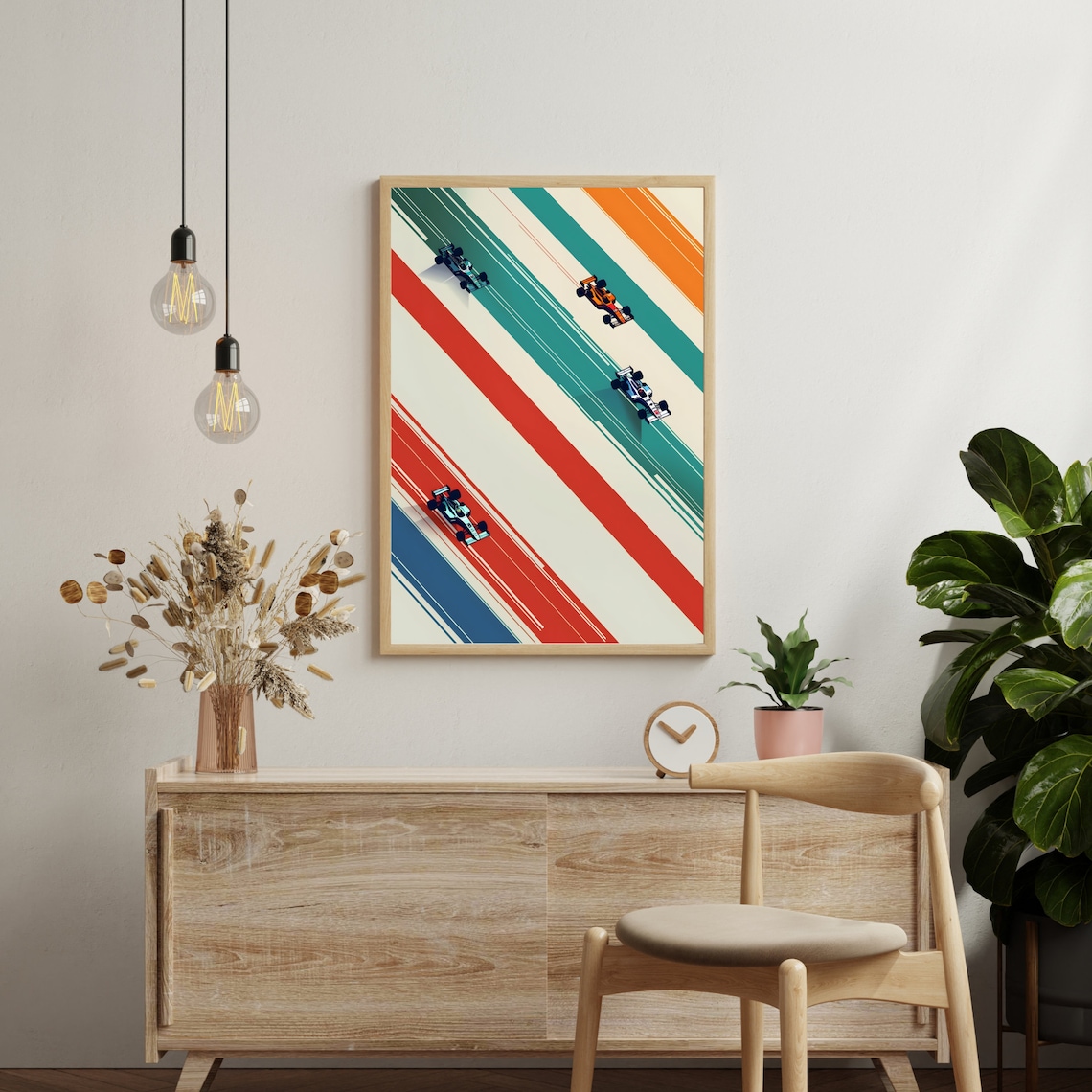 Formula 1 Motorsport Art Print, Game Room Decor - Image 2