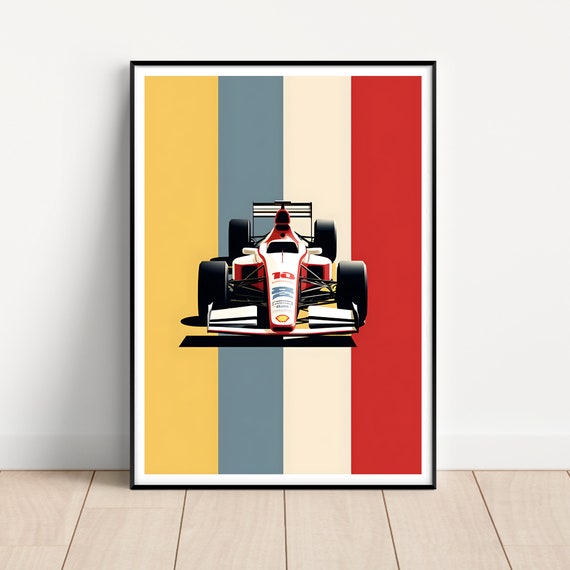 Formula 1 Poster Formula 1 Wall Art F1 Poster F1 Print F1 Poster Set Motorsport Poster Game Room Gift For Son Gift For Him Study