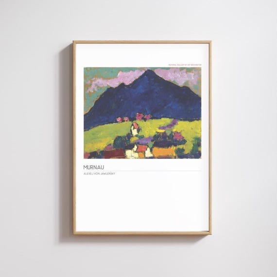 Murnau, Alexej Von Jawlensky Abstract Landscape Poster