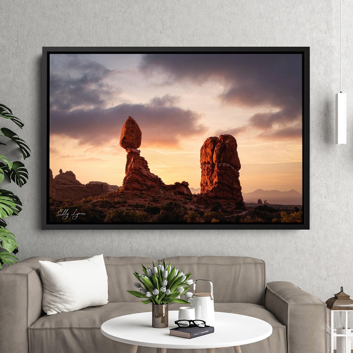 Balanced Rock, Arches National Park Landscape