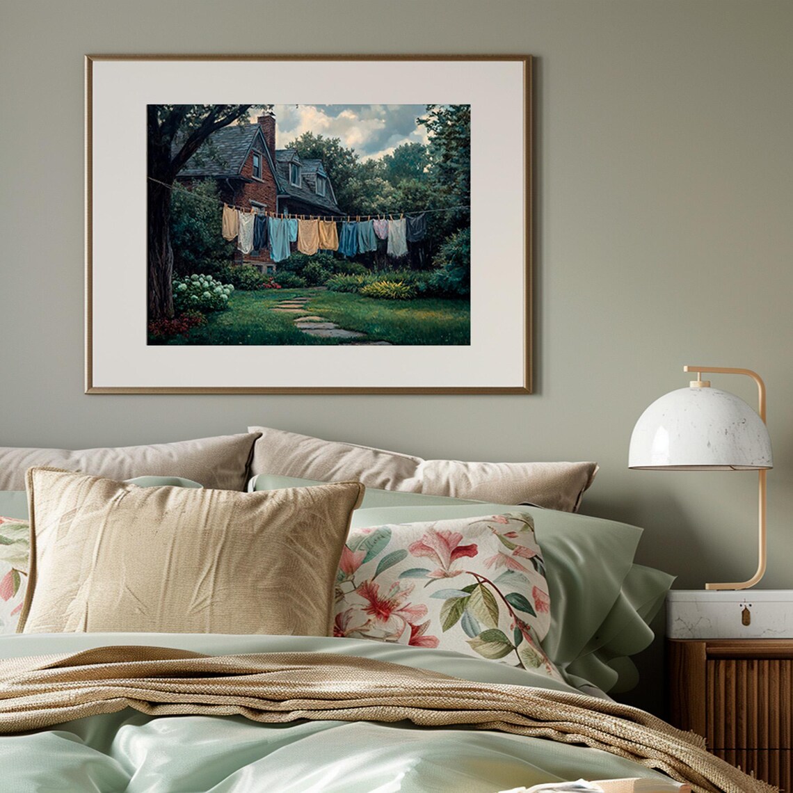 Moody Laundry Room Art, Vintage Farmhouse Decor - Image 4