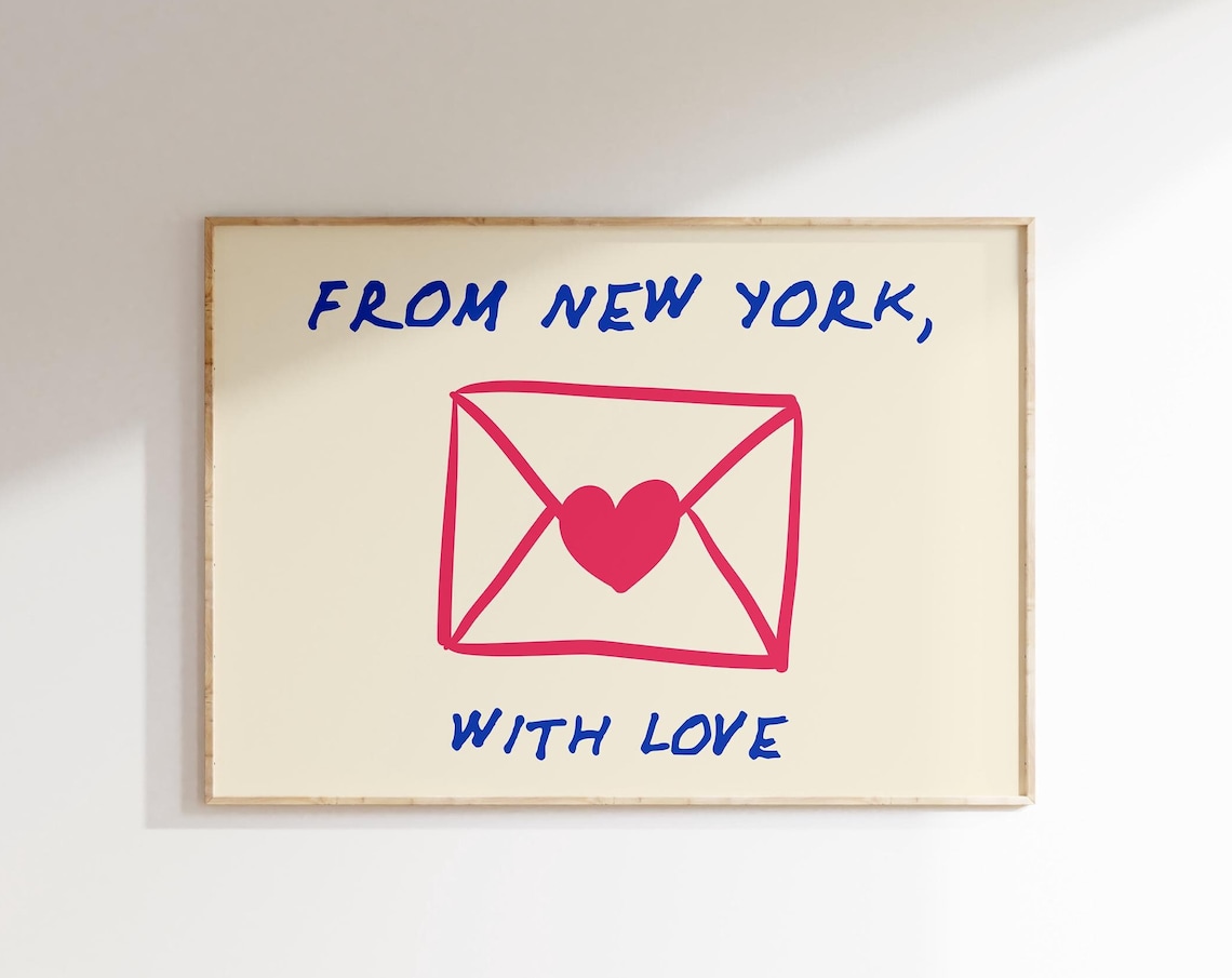 New York Vintage NYC Minimalist Travel Poster