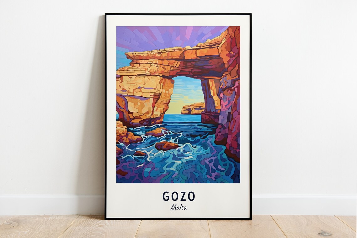 Azure Window Collapsed In 2017 Travel Print