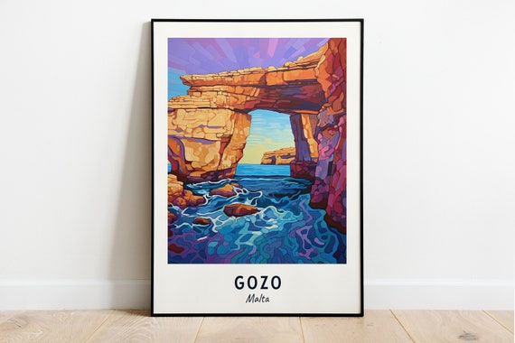 Azure Window Collapsed In 2017 Travel Print