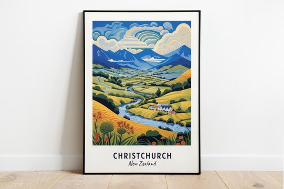 Canterbury Museum Travel Print Wall Art Christchurch New Zealand City Print Canterbury Museum Travel Gift Canterbury Museum Poster