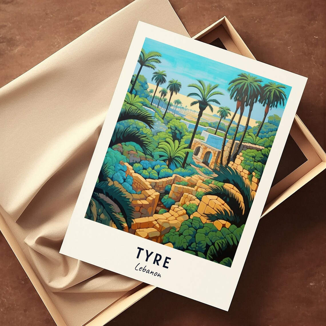 Tyre Archaeological Site, Lebanon Travel Poster - Image 3