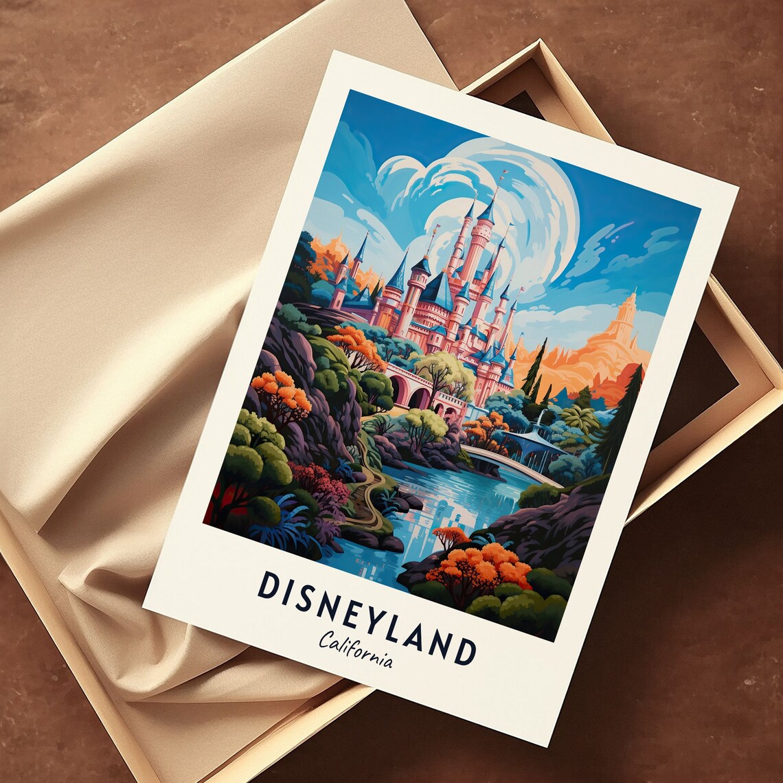 Disneyland Travel Poster, California City Print - Image 2