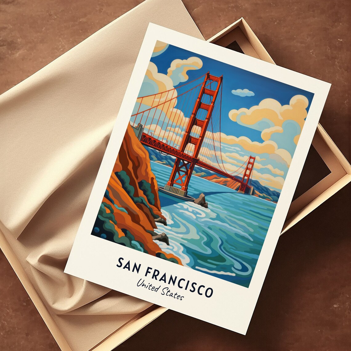 San Francisco Travel Poster, United States City Poster - Image 3
