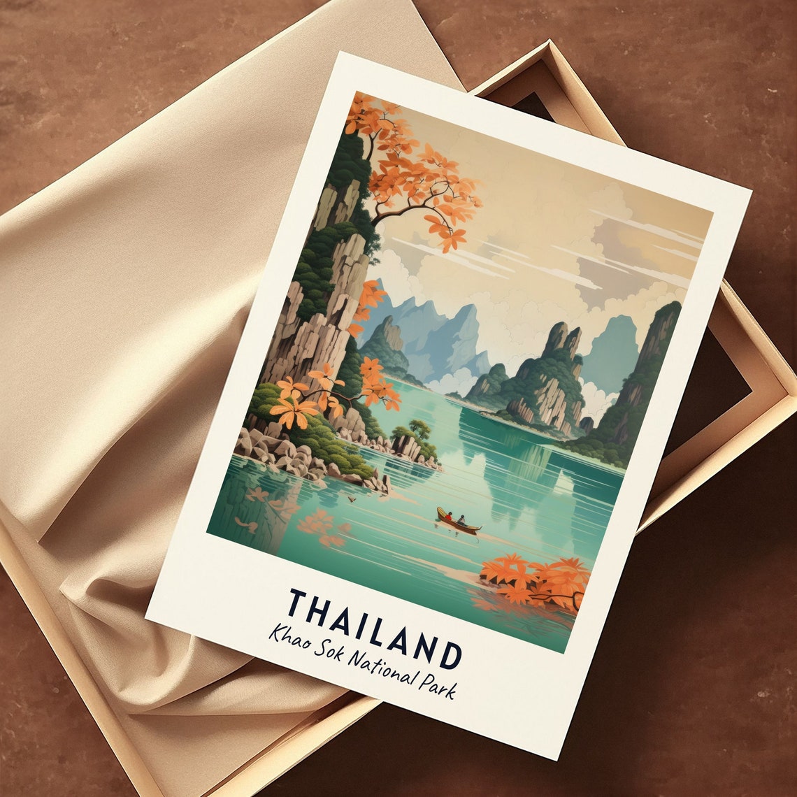 Thailand Khao Sok National Park Travel Print Wall Art Thailand Khao Sok National Park City Print Thailand Thailand - Image 3