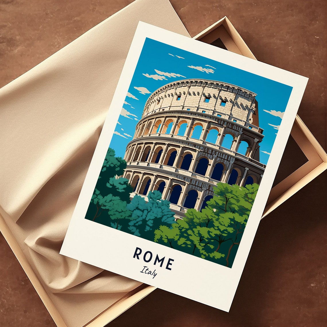 Rome Travel Poster, Italy City Poster - Image 3