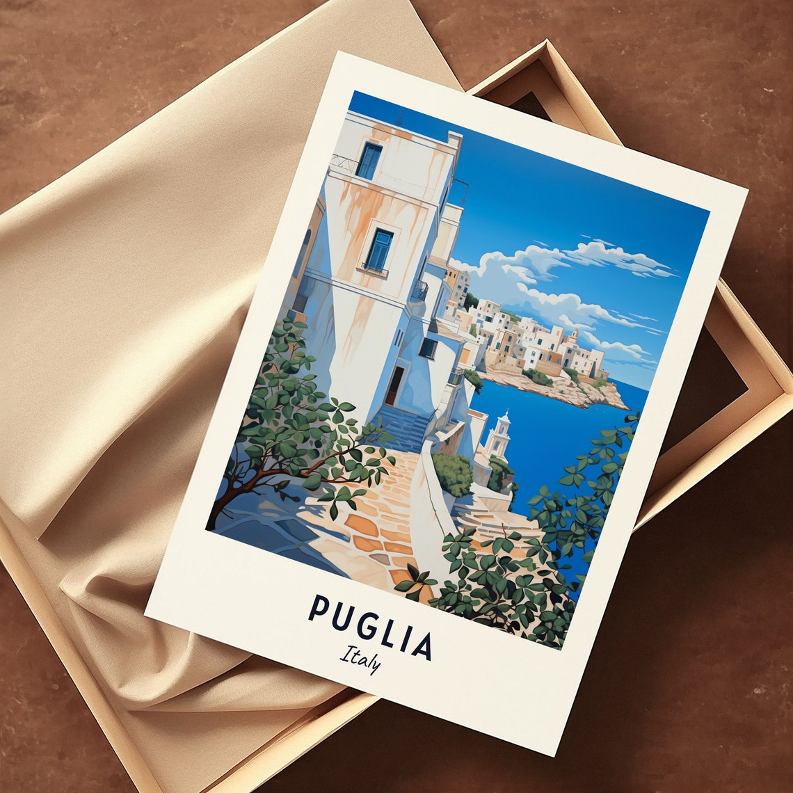 Puglia Travel Poster, Italy Travel Gift - Image 3