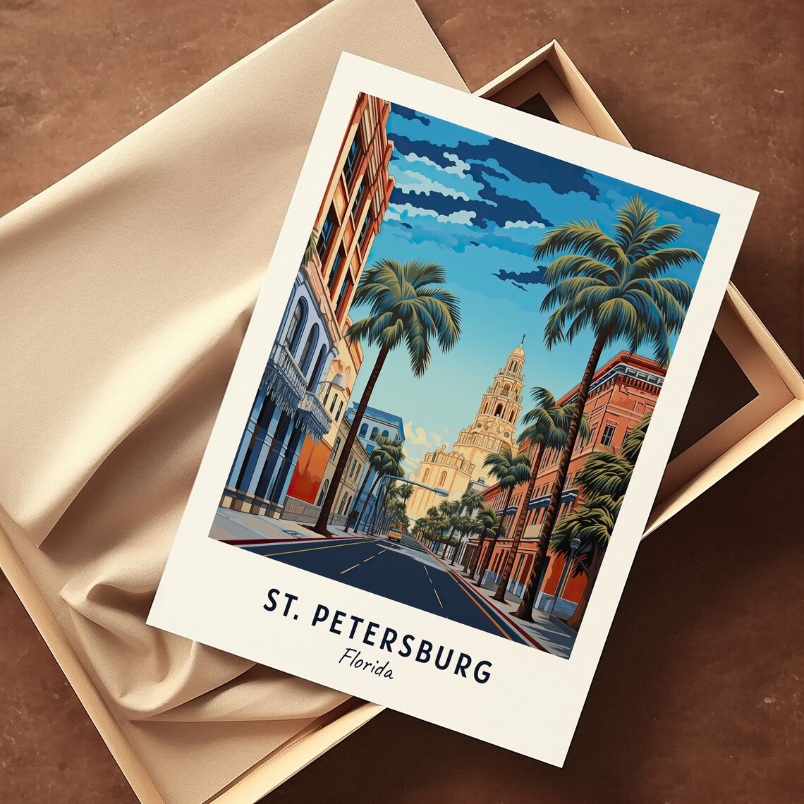 St Petersburg Travel Poster, St Petersburg Florida - Image 3