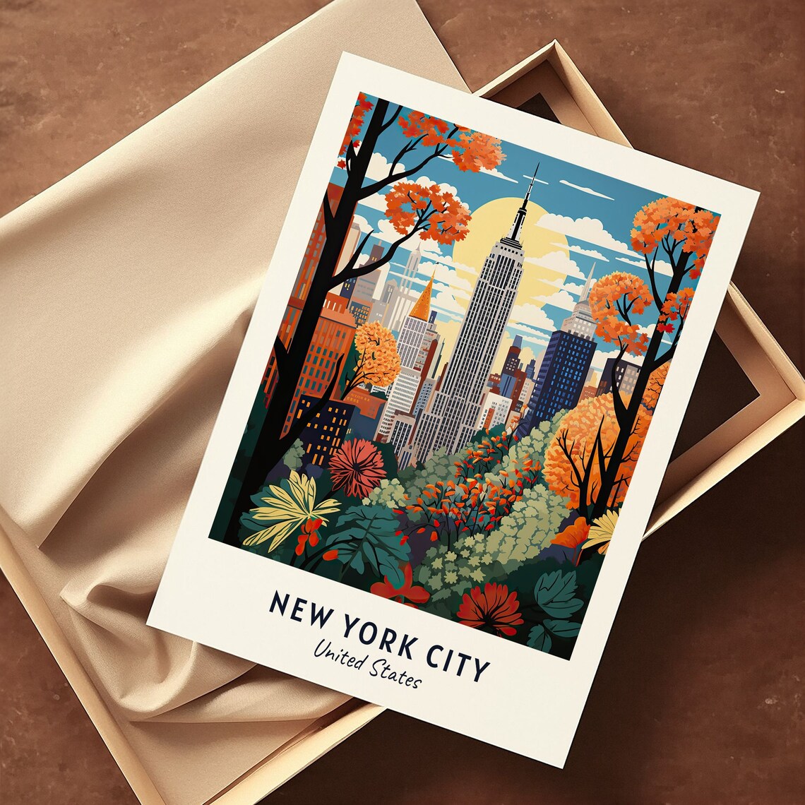New York City Travel Poster, United States Print - Image 3