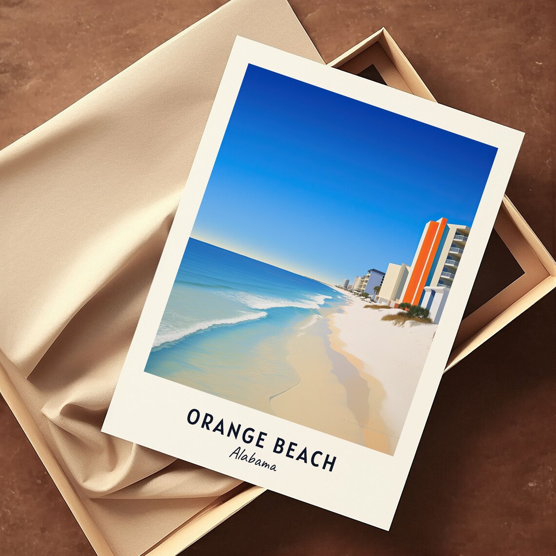 Orange Beach Alabama Gulf Coast Beach Resort Sunny Travel Poster - Image 3