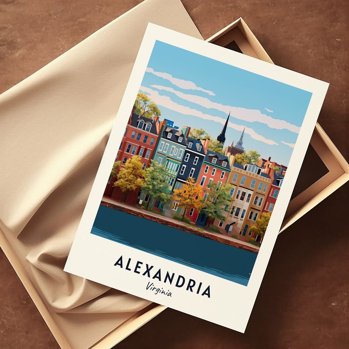 Alexandria Travel Poster, Virginia City Art Print - Image 3