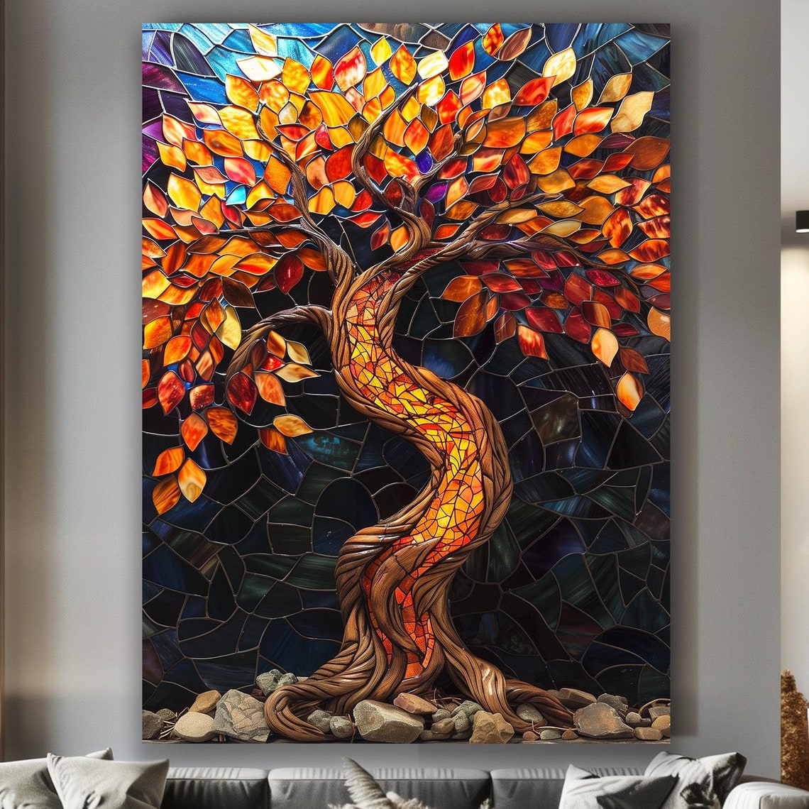 Tree Decor Wall Art Tree Art Extra Large Africa Decor Natural Tree Decor Nature Lovers Gift Home Decor Outdoor Decor Art Decor