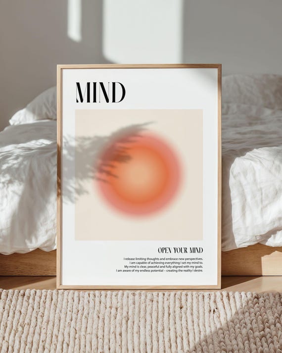 Free Your Mind Spiritual Aura Art Print
