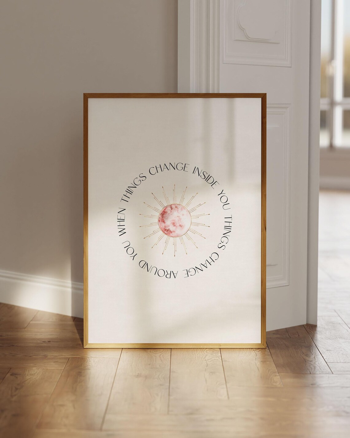 Spiritual Poster, Positive Sayings Wall Art Print
