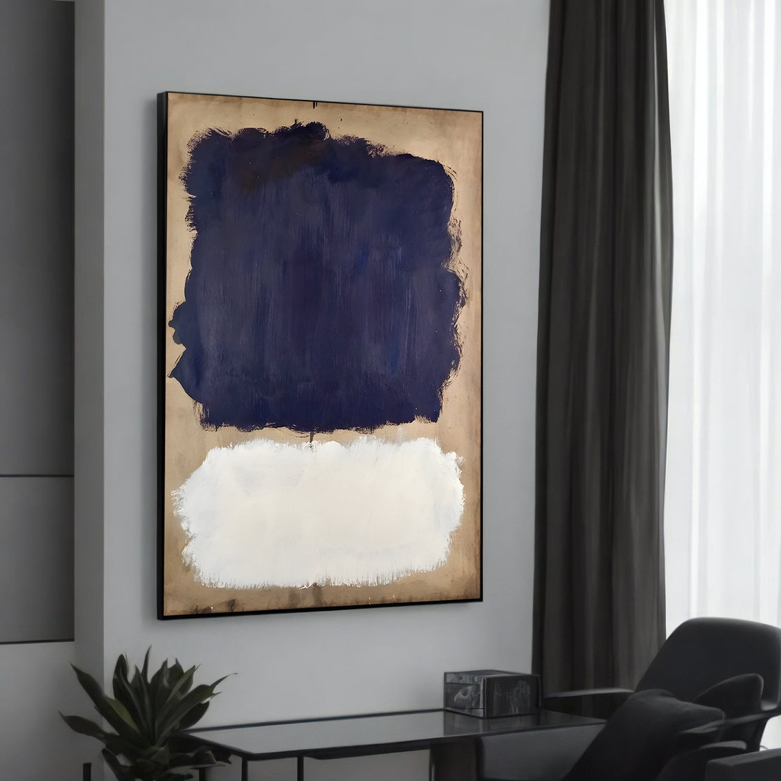 Mark Rothko Inspired Abstract Art Print