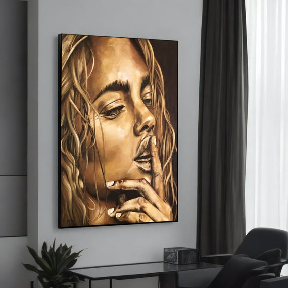 Expressive Modern Portrait - Wall Art Print