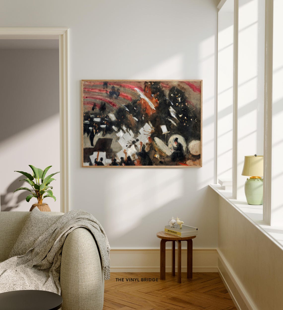 Abstract Impressionist Orchestra Concert Painting Music Art Poster - Image 2