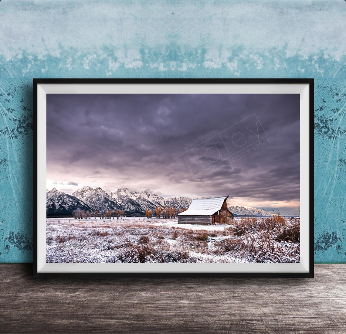 Moulton Barn Sunrise Over Grand Teton Mountains