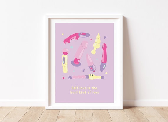 Self Love Is The Best Kind Of Love Cheeky Pastel Quote Poster
