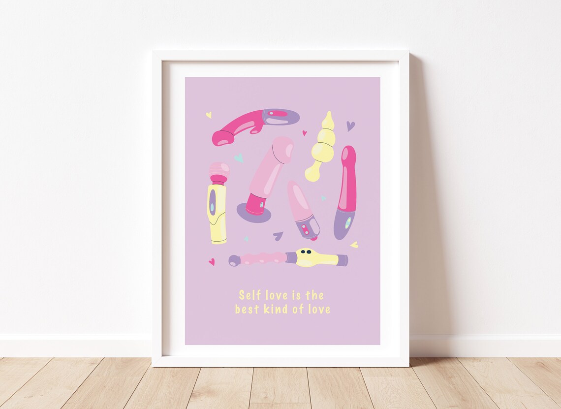 Self Love Is The Best Kind Of Love Cheeky Pastel Quote Poster