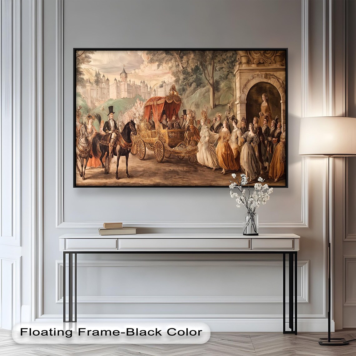 Victorian Royal Carriage, Elegant Vintage Scene - Image 4