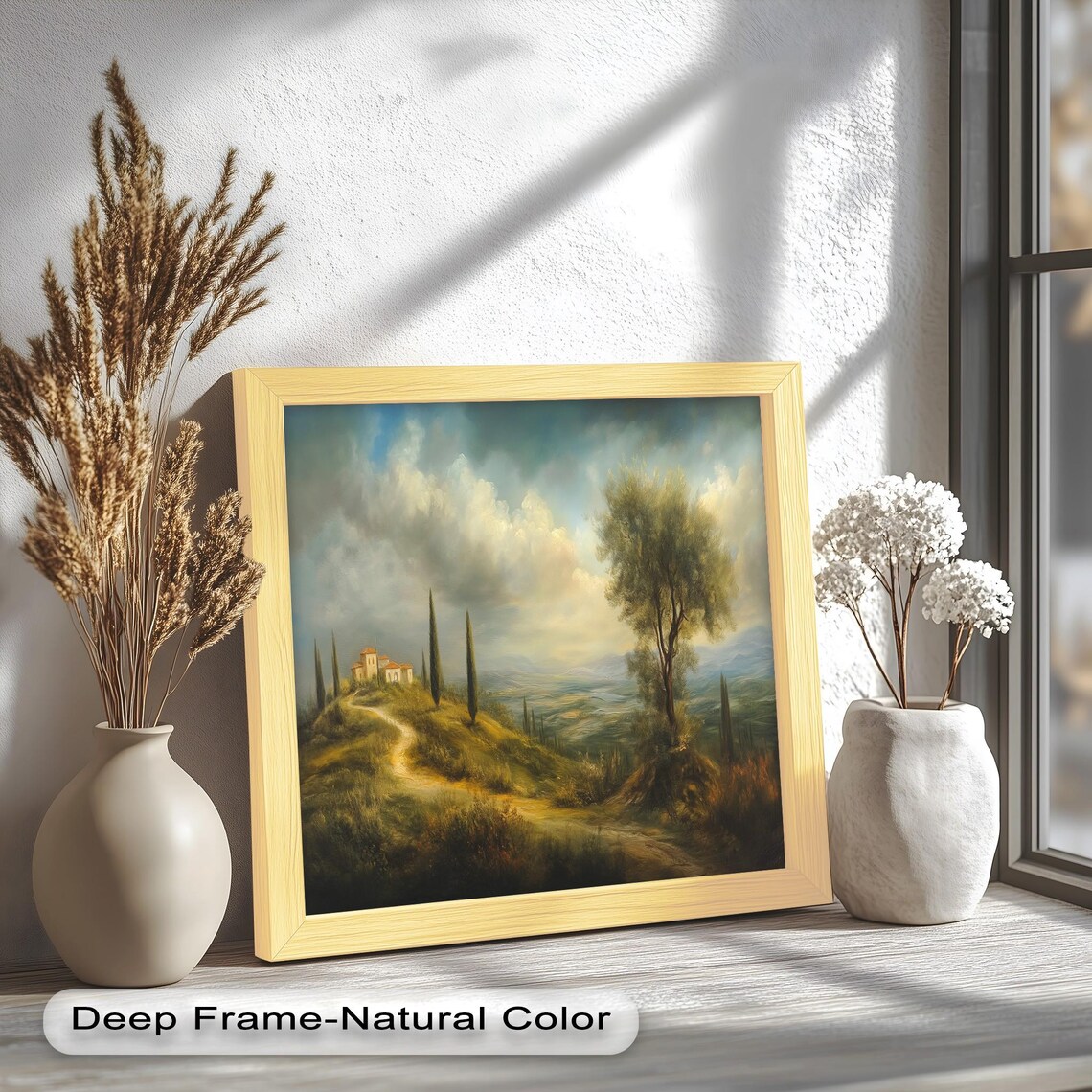Tuscany Landscape, Rustic Countryside Art Print - Image 3
