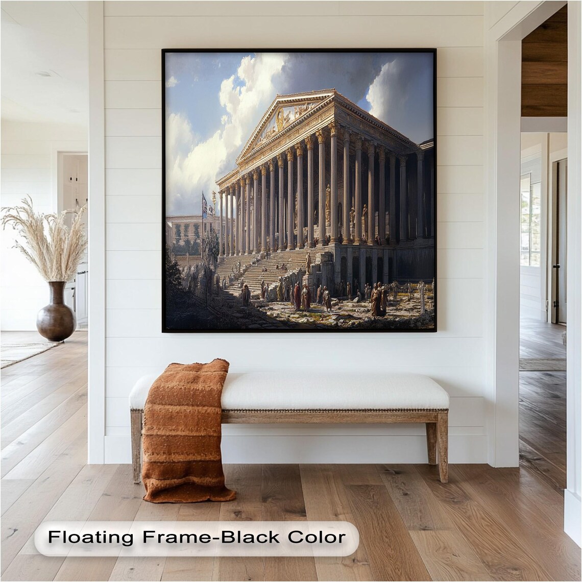 Roman Temple Scene, Historic Classical Architecture - Image 5