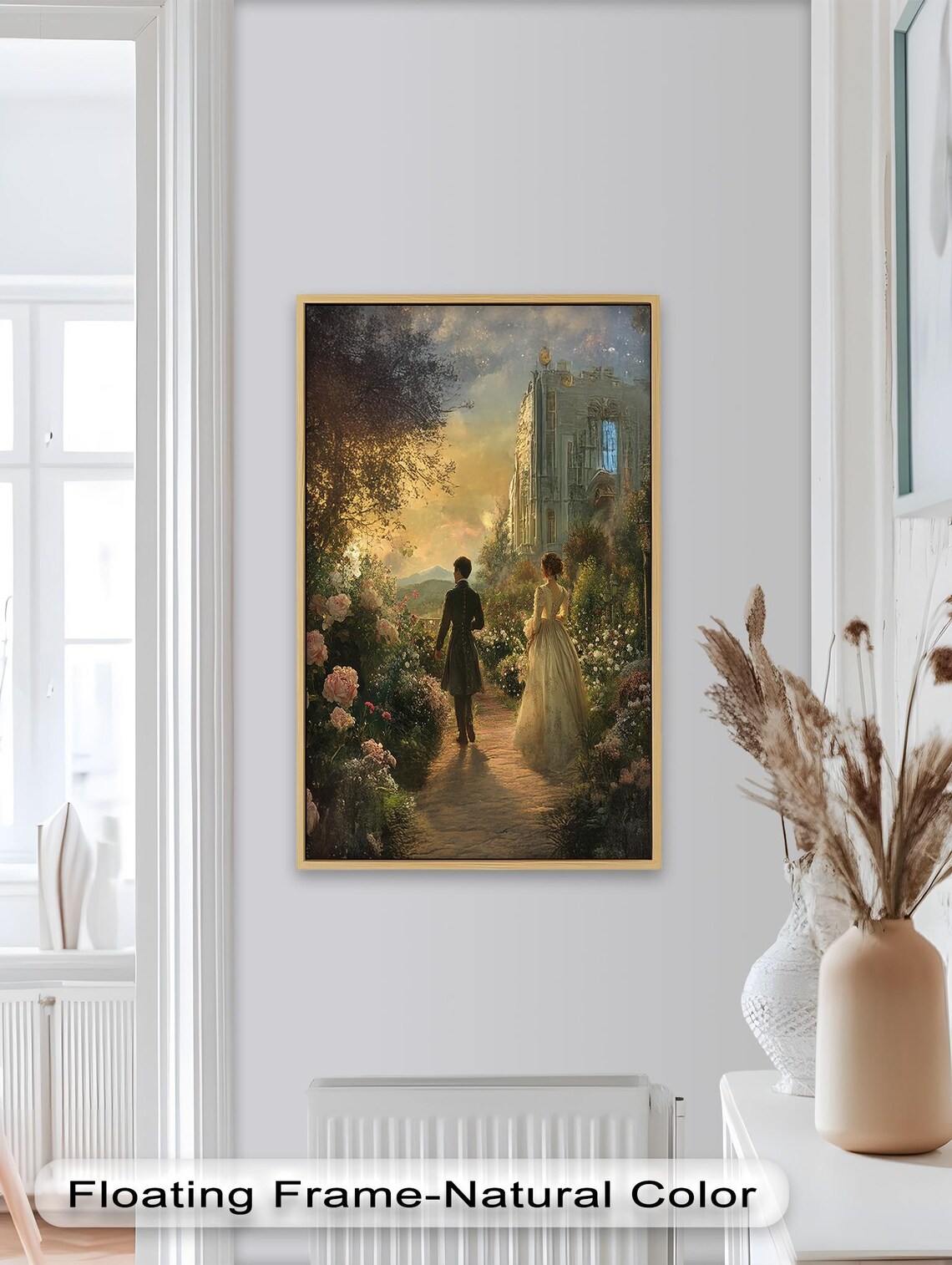 Romantic Garden Path, Victorian Couple Wedding Gift