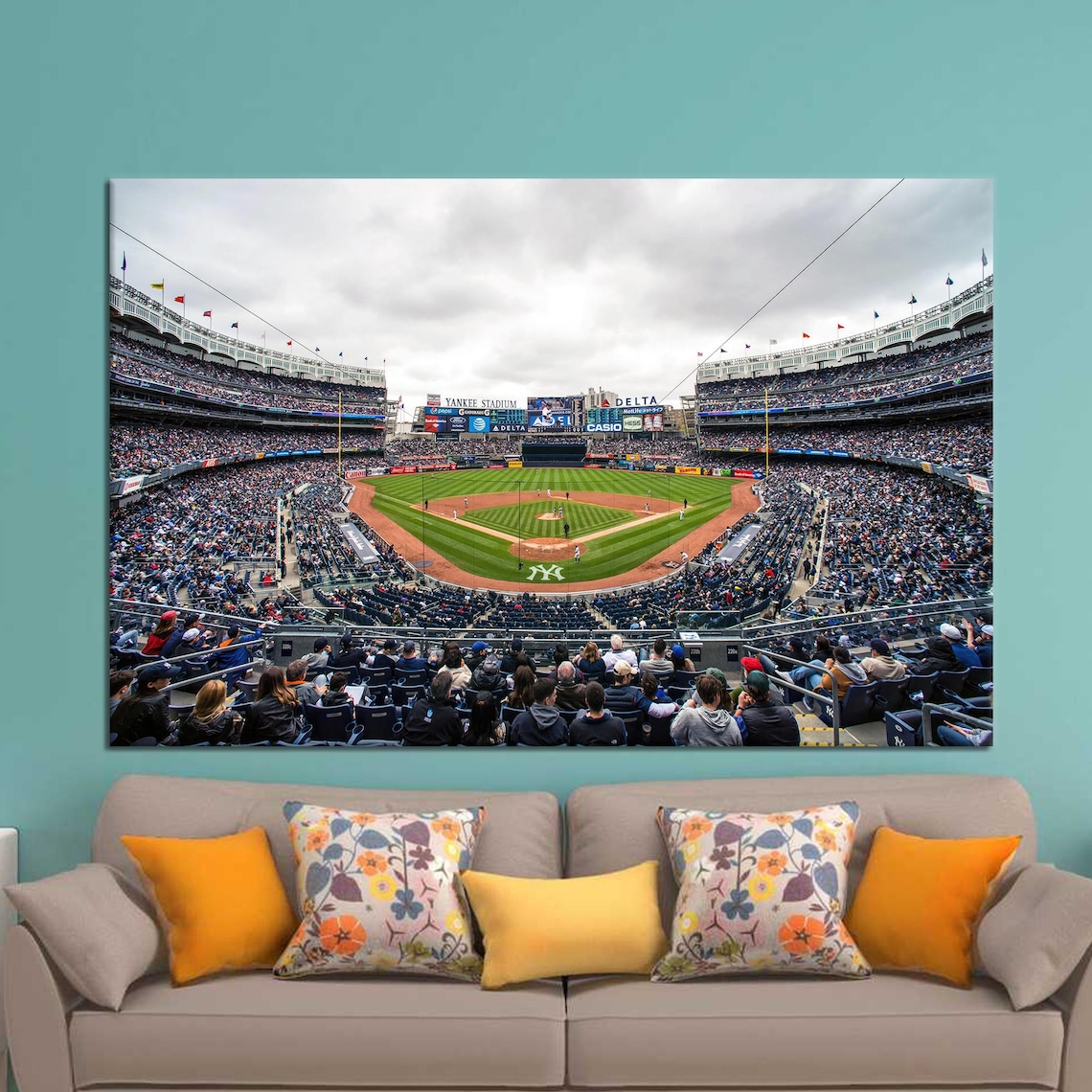 Yankee Stadium New York Baseball Art Print